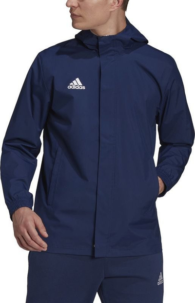 Xhaketë sportive Adidas Entrada 22 IK4011, për meshkuj, rezistente ndaj shiut, blu navy