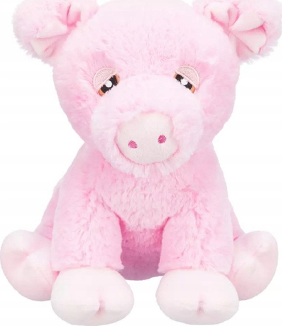 Lodër pelushi për qen Piggy Edison, me zë, rozë