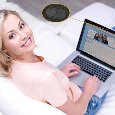 Mbulesë kamere Tech-Protect Cam Fit+, set me 3 copë, për laptop, e zezë