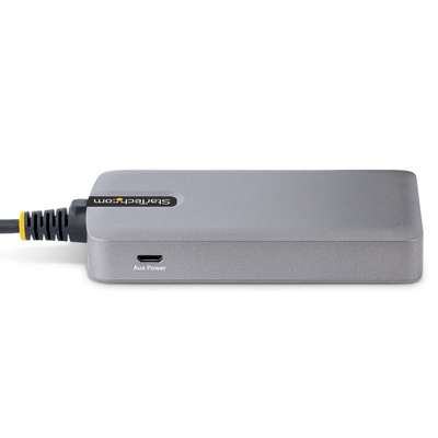 USB центар Startech, 4 порти, USB-C, 5Gbps, сребрен