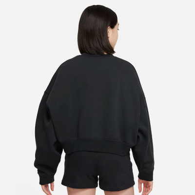 Bluzë Nike Sportswear Trend FLC Crew Jr DV2563-045, për fëmijë, e zezë