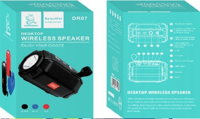 Kutizë zanore Denmen DR07, Bluetooth 5.0, 3W, e zezë