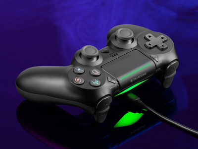 Gamepad Tracer Shogun Pro TRAJOY46852, me kabllo, PC PS3 PS4, i zi