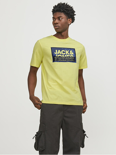 Maicë për meshkuj Jack&Jones Lemon Verbena, e verdhë