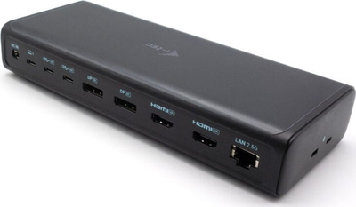 Stacion lidhës I-tec Universal 6x 4K/60Hz Display Docking Station + Power Delivery 14, deri në 6 ekrane, USB-C, i zi