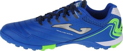 Këpucë futbolli Joma Maxima 23 Carpet Turf për tapet sintetik, për të rritur, blu me jeshile fluor