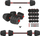 [OUTLET] Peshë fitnesi HMS Barbells, 30 Kg