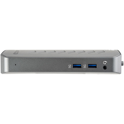 Stacion docking Startech USB-C/USB-A, Dual 4K 60Hz, HDMI/DP, i hirtë