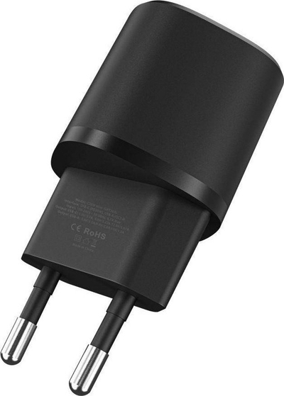 Karikues muri Tech-Protect THP1555, 1x USB-A, 1x USB-C, 3A, i bardhë