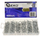 Set perçinash GEKO, 400 copë, alumin dhe çelik inox, metalik