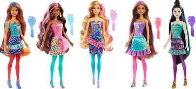 Kukull Barbie Color Reveal Party Series, 7 surpriza, me aksesorë, shumëngjyrëshe