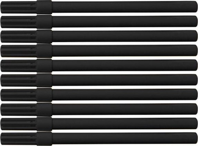 Markera zyre Office Products, set me 10 copë, majë 1 mm, të zinj