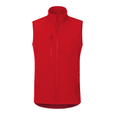 Машки softshell елек Malfini Men’s Trail 568, отпорен на ветер, црвен