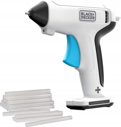 Pиштол за лепак Black and Decker BCGL115, без кабел, 3.6V Li ion, USB порта
