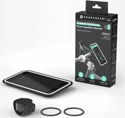 Këllëf telefoni Shapeheart Bike AMZ M, për timon biçiklete, motori e trotineti, i zi