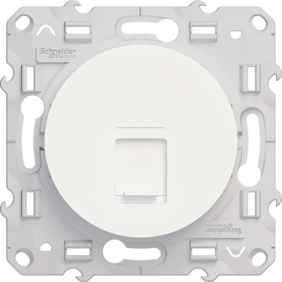 Prizë kompjuteri Schneider Odace S52D471, RJ45 Cat 5, e bardhë
