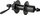 Kambë e pasme Shimano FH-TX506, 9x135mm, 32 vrima, e zezë