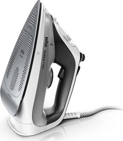 Hekur me avull Braun TexStyle 7 Pro SI 7149, 2800W, avull i fortë dhe turbo, blu