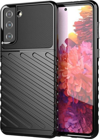 Mbështjellëse Thunder për Samsung Galaxy S22 Plus, TPU armor, ngjyrë e zezë