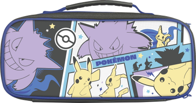 Торба за транспорт Hori Cargo Pouch Compact Pikachu Gengar Mimikyu, за Nintendo Switch, повеќебојна