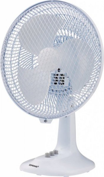 Ventilator tavoline Prime3 STF21, 23 cm, 2 shpejtësi, i bardhë
