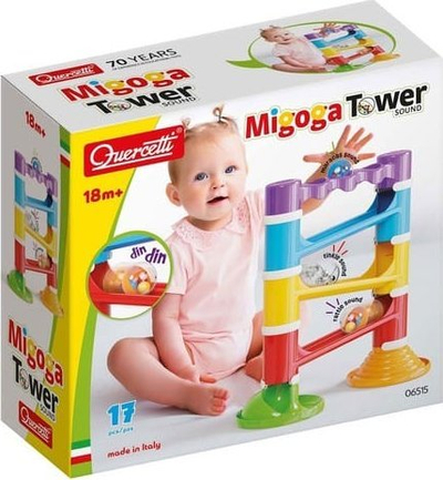 Lodër ndërtimi Quercetti Migoga Tower Sounds, pistë me topa, me zë, shumëngjyrëshe