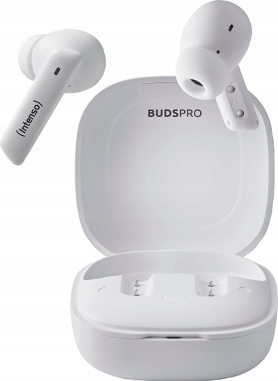 Kufje pa tel Intenso Buds Pro TWS, Bluetooth 5.3, Hybrid ANC, të bardha
