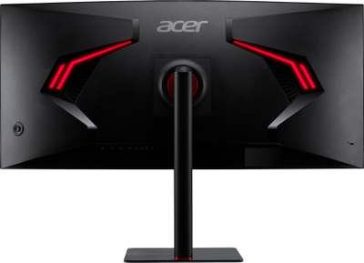 Monitor lojnash i lakuar Acer Nitro XV345CUR, 34", UWQHD 3440x1440, 180 Hz, i zi