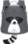 Çantë shpine fëmijësh Lassig Mini Backpack About Friends Raccoon, 3D rakun, gri e errët