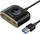 Përshtatës Baseus Baseus Square 4 në 1 USB HUB 1m CAHUB-AY01