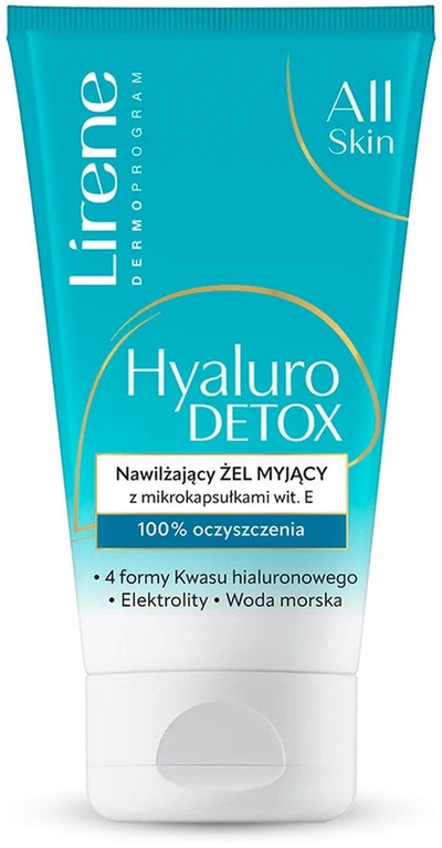 Xhel pastrues fytyre Lirene Moisturizing Gel, me vitaminë E, hidratues, transparent