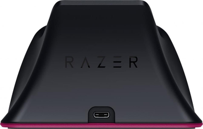 Stacion karikimi për kontroller PS5 Razer DualSense, i zi/rozë