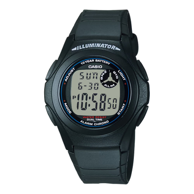 Orë dore Casio F-200W-1A, e zezë