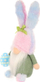 Figurinë zbukuruese Saska Gnome Bunny, 27 cm, për Pashkë, shumëngjyrëshe