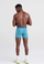 Bokser SAXX Vibe Super Soft, për burra, me elastik, blu