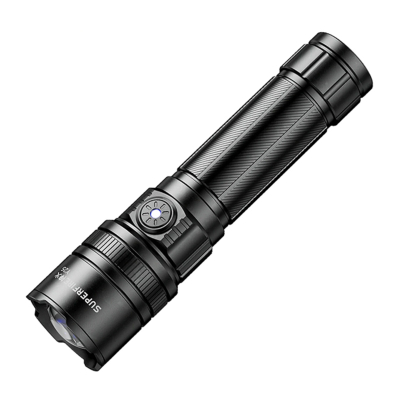 Elektrik dore Superfire Y25, lazer, karikim USB C, i zi