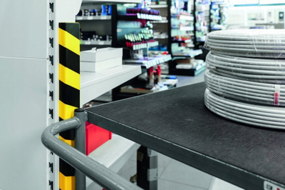 Profil mbrojtës Durable Surface Protection Profile S10, shkumë PU, për mure dhe qoshe, shumëngjyrësh