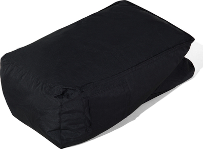 Karrige puf SIESTA Bean Bag, 200L, 61 x 100 cm, e zezë