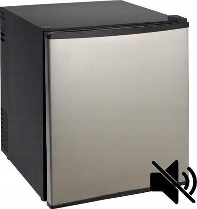 Mini frigorifer Guzzanti GZ 28S, i vogël, derë e drejtë, inox