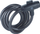 Катанец кабел за велосипед Yale Essential Security, 12mm, со клуч, црн