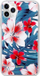 Mbulesë mbrojtëse Crong Flower Case për iPhone 11 Pro, model lulesh 03, transparente