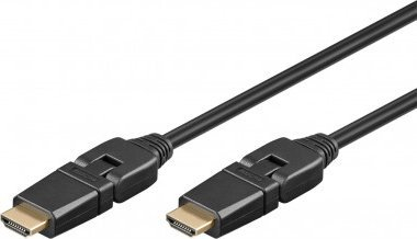 Kabllo HDMI Wentronic 61292, High Speed, 5m, e zezë