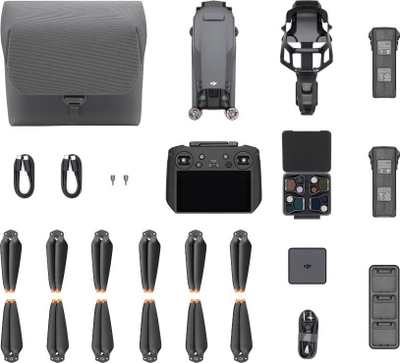 Dron DJI Mavic 3 Pro Fly More Combo RC Pro, 4K, me 3 kamera, gri