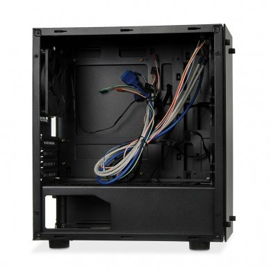 Kutia kompjuterike iBOX Passion V4 OPV4, RGB, ATX, e zezë