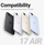 Mbrojtëse telefoni Crong Hybrid Frost MAG, për iPhone Air, me MagSafe, e zezë e turbullt