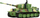 Lodër tank me telekomandë Amewi Tiger 1 Mini M, shkalla 1:72, kamuflazh jeshil