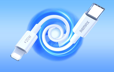Kabllo karikimi Remax Dofon Series, USB C në Lightning, 20W PD, 1m, e bardhë