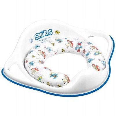 Ulese reduktuese tualeti Maltex Smurfs, me doreza, e bardhë
