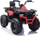 Quad elektrik për kalamaj Leantoys JC333, 2 motorë, deri 35 kg, i kuq