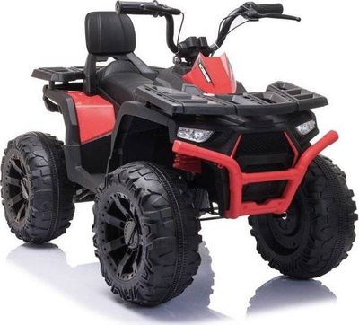 Quad elektrik për kalamaj Leantoys JC333, 2 motorë, deri 35 kg, i kuq